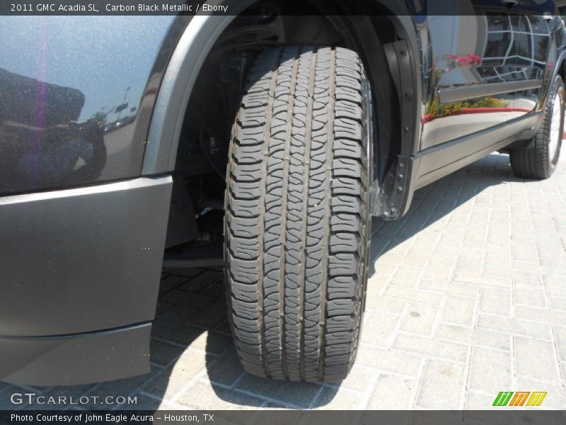 Carbon Black Metallic / Ebony 2011 GMC Acadia SL