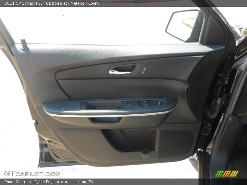 Carbon Black Metallic / Ebony 2011 GMC Acadia SL