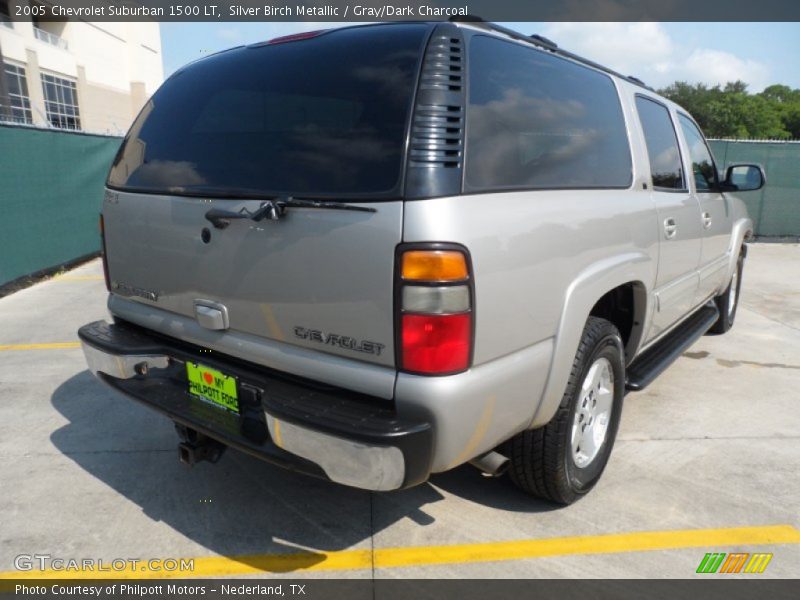 Silver Birch Metallic / Gray/Dark Charcoal 2005 Chevrolet Suburban 1500 LT