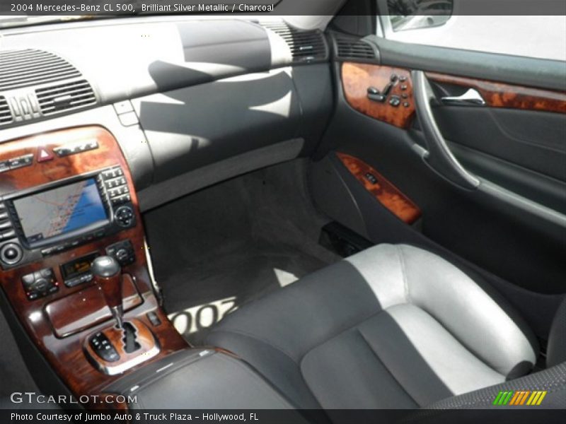 Brilliant Silver Metallic / Charcoal 2004 Mercedes-Benz CL 500