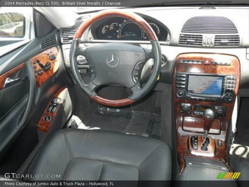 Brilliant Silver Metallic / Charcoal 2004 Mercedes-Benz CL 500