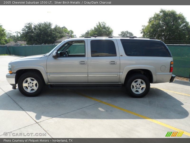 Silver Birch Metallic / Gray/Dark Charcoal 2005 Chevrolet Suburban 1500 LT