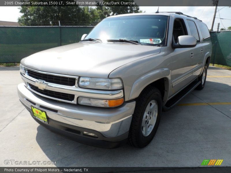 Silver Birch Metallic / Gray/Dark Charcoal 2005 Chevrolet Suburban 1500 LT