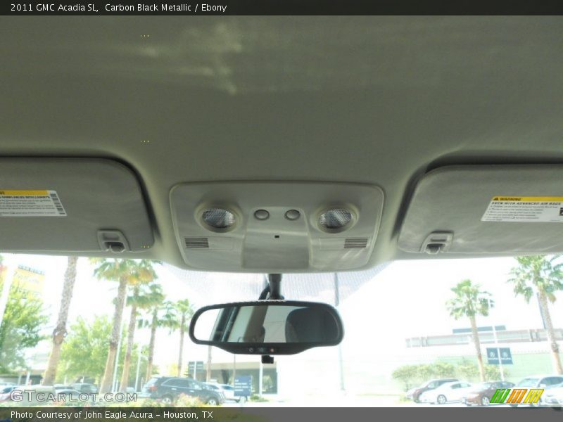 Carbon Black Metallic / Ebony 2011 GMC Acadia SL