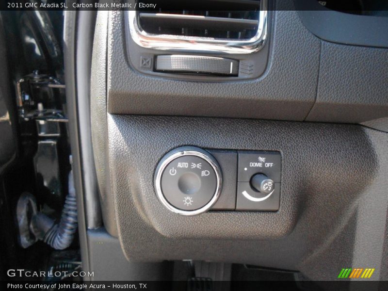Carbon Black Metallic / Ebony 2011 GMC Acadia SL