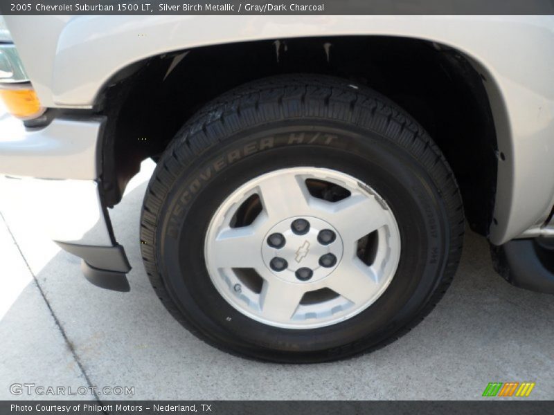 Silver Birch Metallic / Gray/Dark Charcoal 2005 Chevrolet Suburban 1500 LT