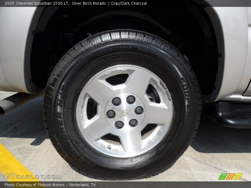 Silver Birch Metallic / Gray/Dark Charcoal 2005 Chevrolet Suburban 1500 LT
