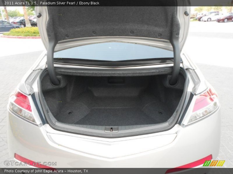 Paladium Silver Pearl / Ebony Black 2011 Acura TL 3.5