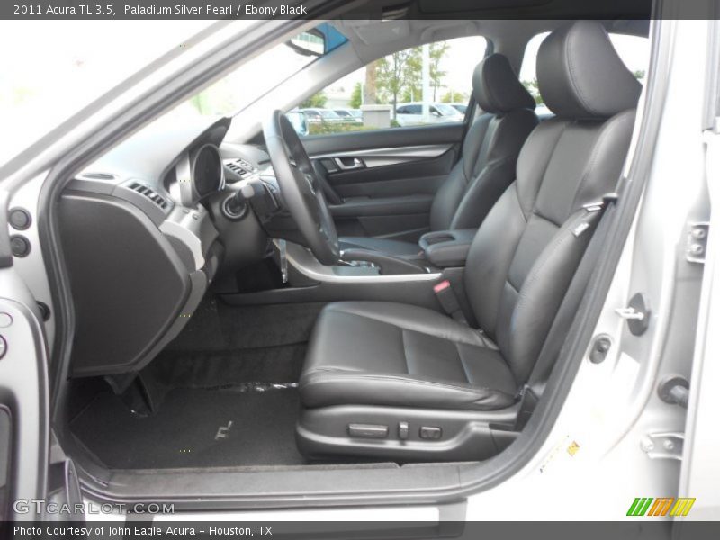 Paladium Silver Pearl / Ebony Black 2011 Acura TL 3.5