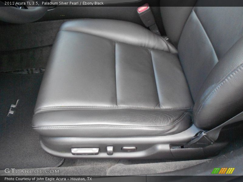 Paladium Silver Pearl / Ebony Black 2011 Acura TL 3.5