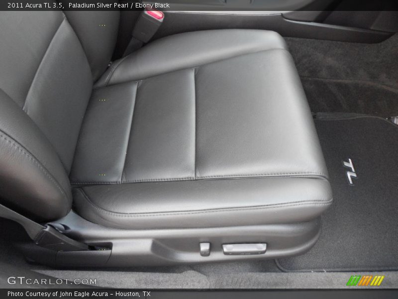 Paladium Silver Pearl / Ebony Black 2011 Acura TL 3.5