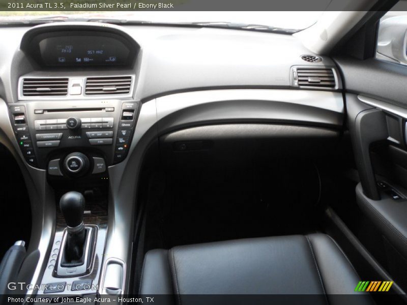Paladium Silver Pearl / Ebony Black 2011 Acura TL 3.5