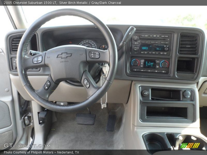 Silver Birch Metallic / Gray/Dark Charcoal 2005 Chevrolet Suburban 1500 LT