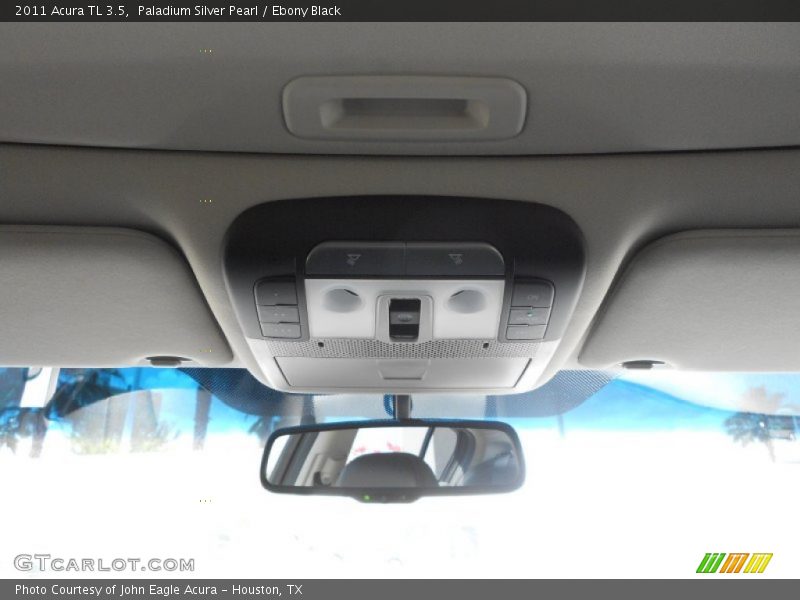 Paladium Silver Pearl / Ebony Black 2011 Acura TL 3.5