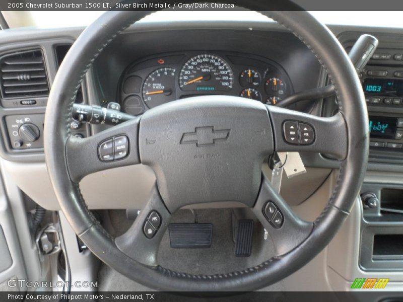 Silver Birch Metallic / Gray/Dark Charcoal 2005 Chevrolet Suburban 1500 LT