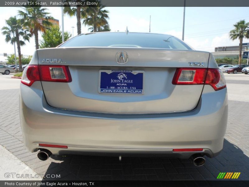 Palladium Metallic / Ebony 2009 Acura TSX Sedan