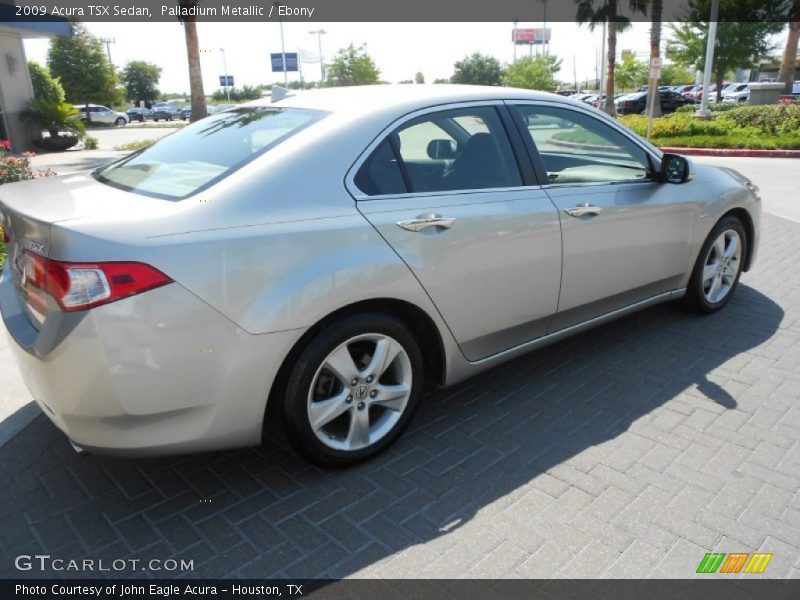Palladium Metallic / Ebony 2009 Acura TSX Sedan
