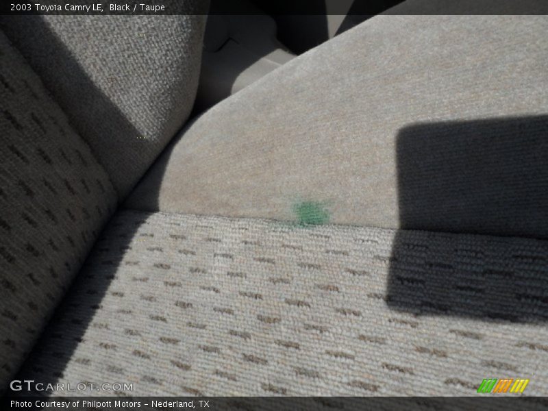 Black / Taupe 2003 Toyota Camry LE