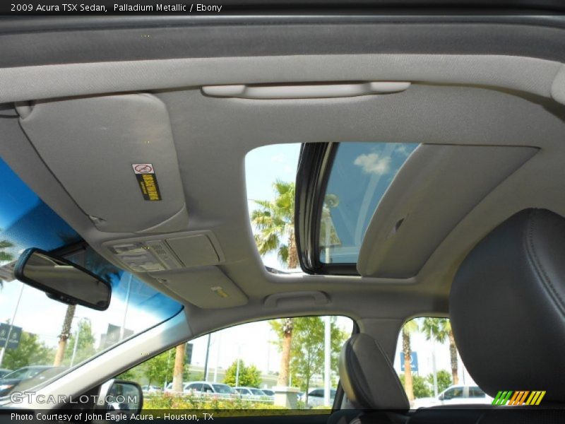 Palladium Metallic / Ebony 2009 Acura TSX Sedan