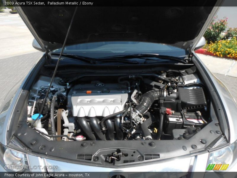 Palladium Metallic / Ebony 2009 Acura TSX Sedan