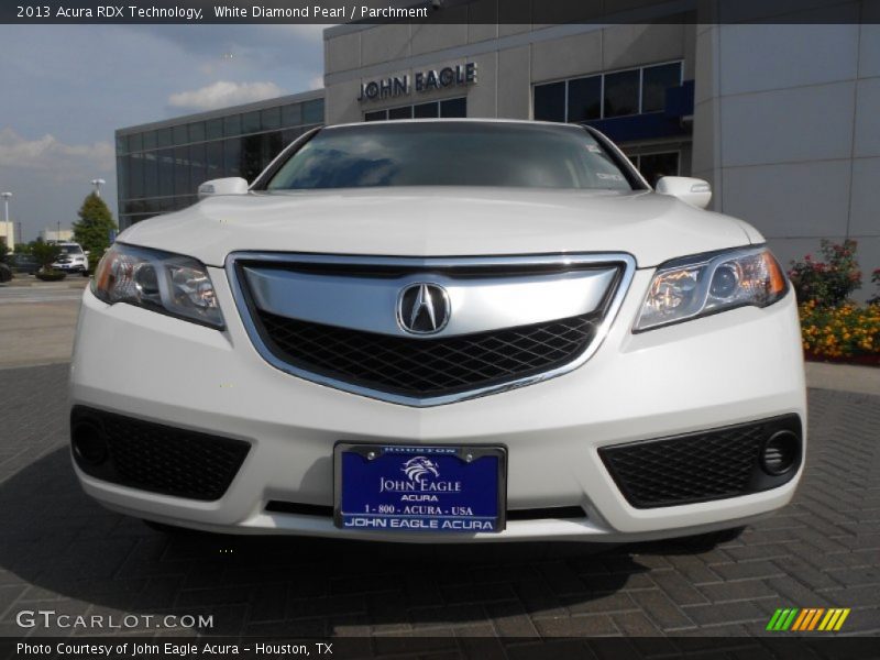 White Diamond Pearl / Parchment 2013 Acura RDX Technology