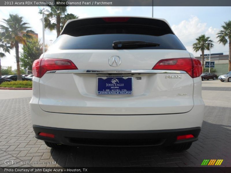 White Diamond Pearl / Parchment 2013 Acura RDX Technology