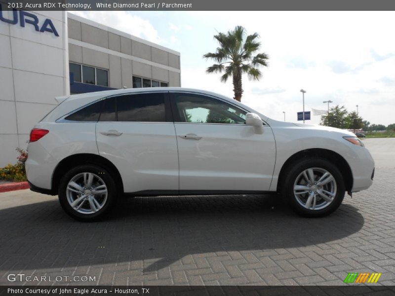 White Diamond Pearl / Parchment 2013 Acura RDX Technology