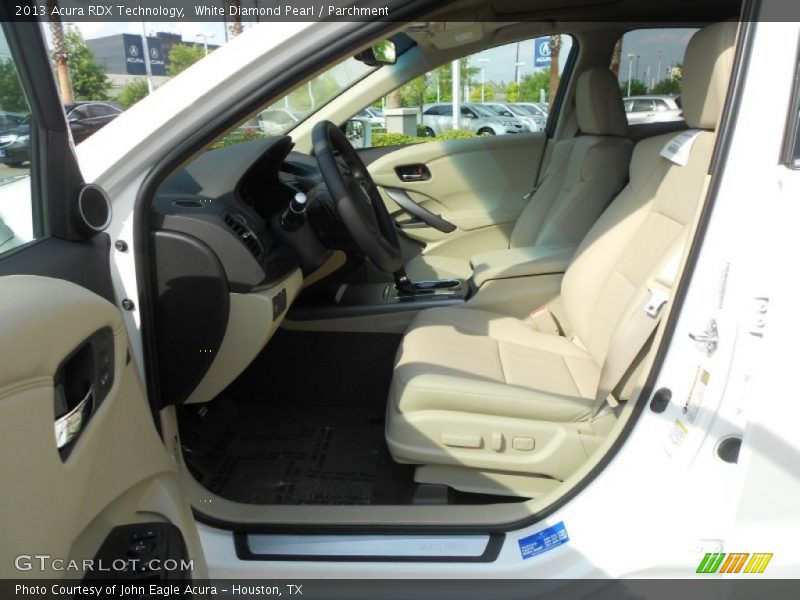 White Diamond Pearl / Parchment 2013 Acura RDX Technology
