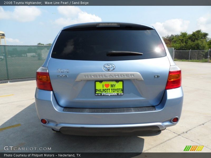 Wave Line Pearl / Sand Beige 2008 Toyota Highlander