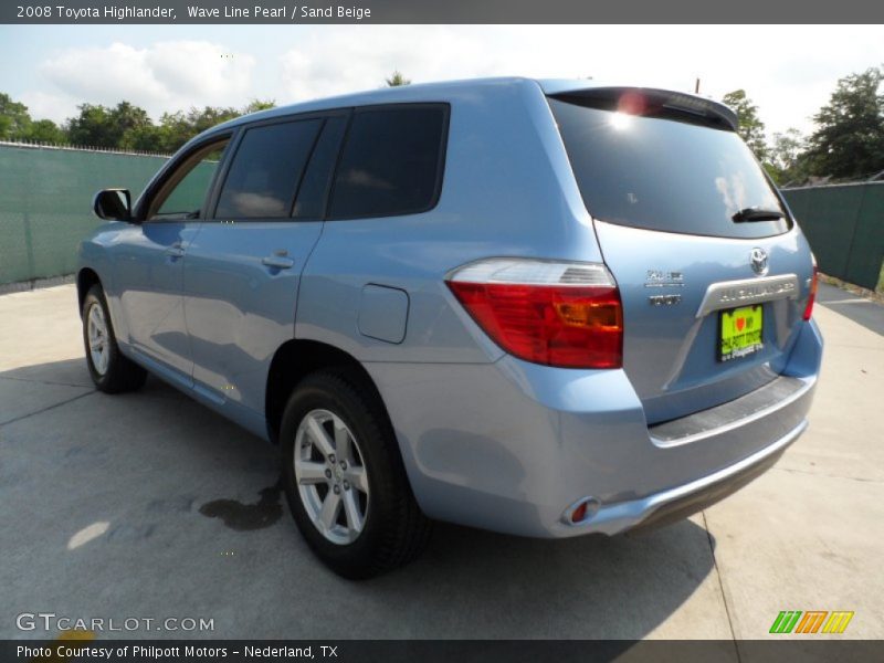 Wave Line Pearl / Sand Beige 2008 Toyota Highlander