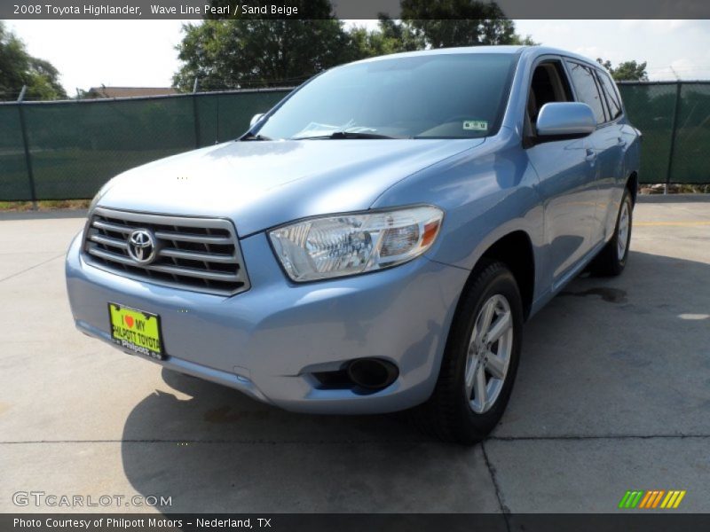 Wave Line Pearl / Sand Beige 2008 Toyota Highlander