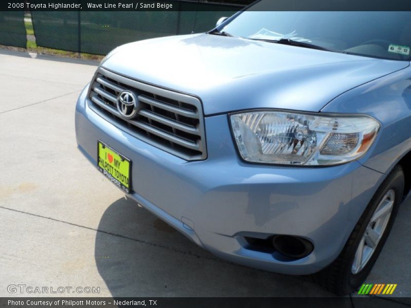 Wave Line Pearl / Sand Beige 2008 Toyota Highlander
