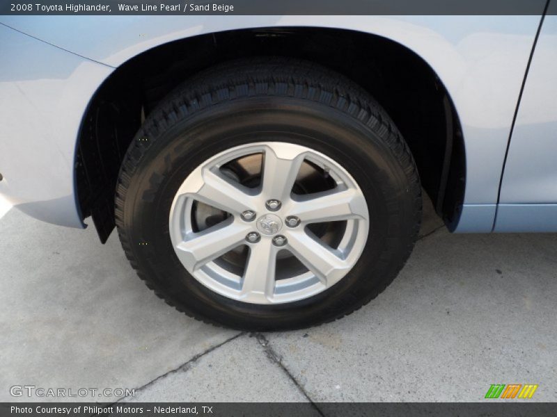 Wave Line Pearl / Sand Beige 2008 Toyota Highlander