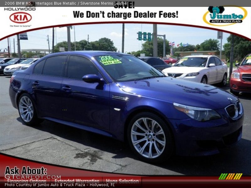 Interlagos Blue Metallic / Silverstone Merino Leather 2006 BMW M5
