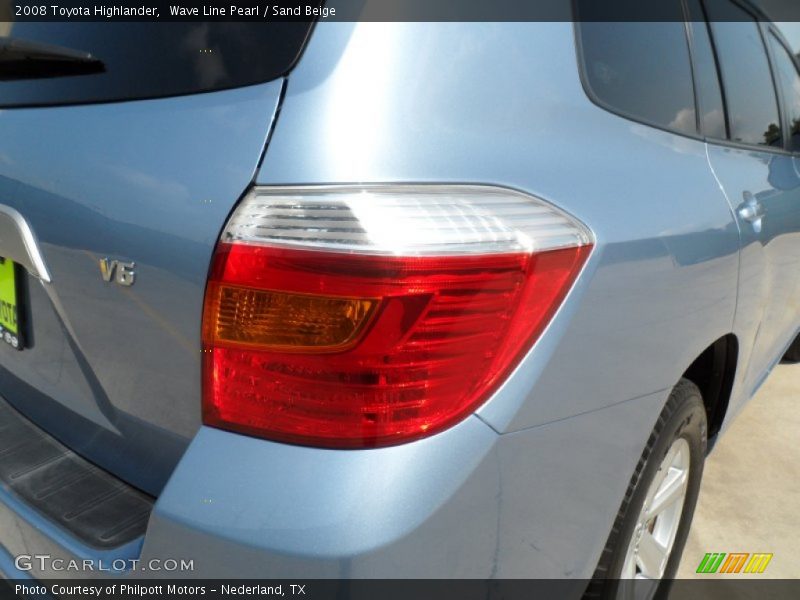 Wave Line Pearl / Sand Beige 2008 Toyota Highlander