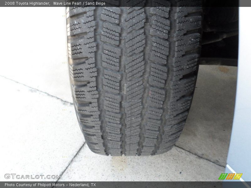 Wave Line Pearl / Sand Beige 2008 Toyota Highlander