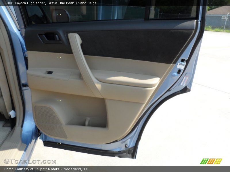 Wave Line Pearl / Sand Beige 2008 Toyota Highlander
