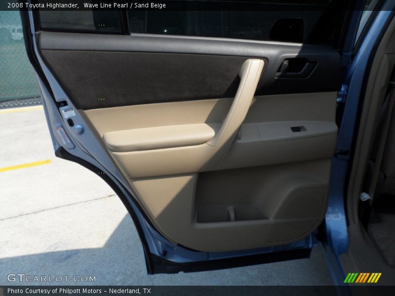 Wave Line Pearl / Sand Beige 2008 Toyota Highlander