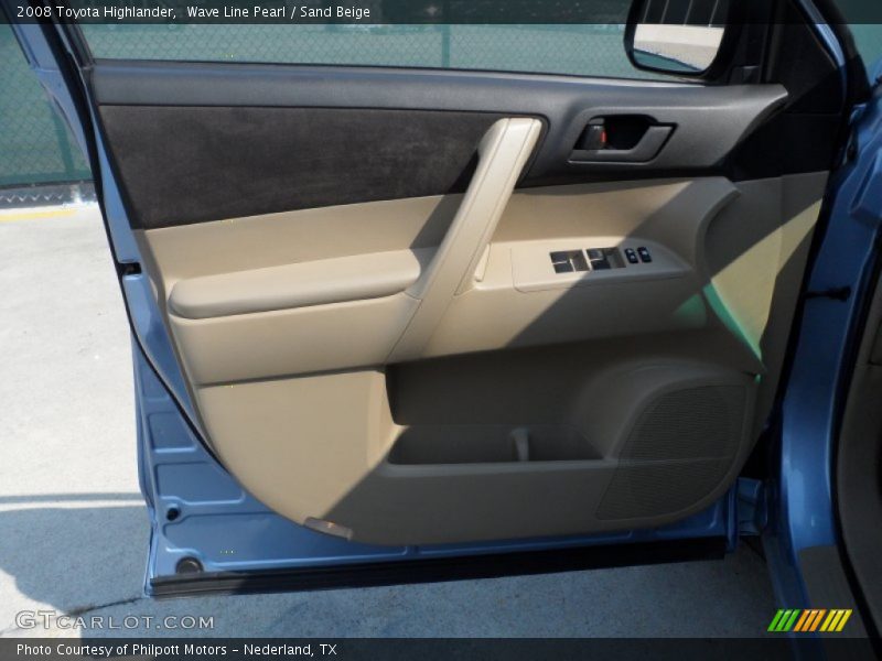 Wave Line Pearl / Sand Beige 2008 Toyota Highlander