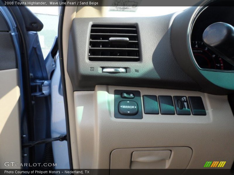 Wave Line Pearl / Sand Beige 2008 Toyota Highlander