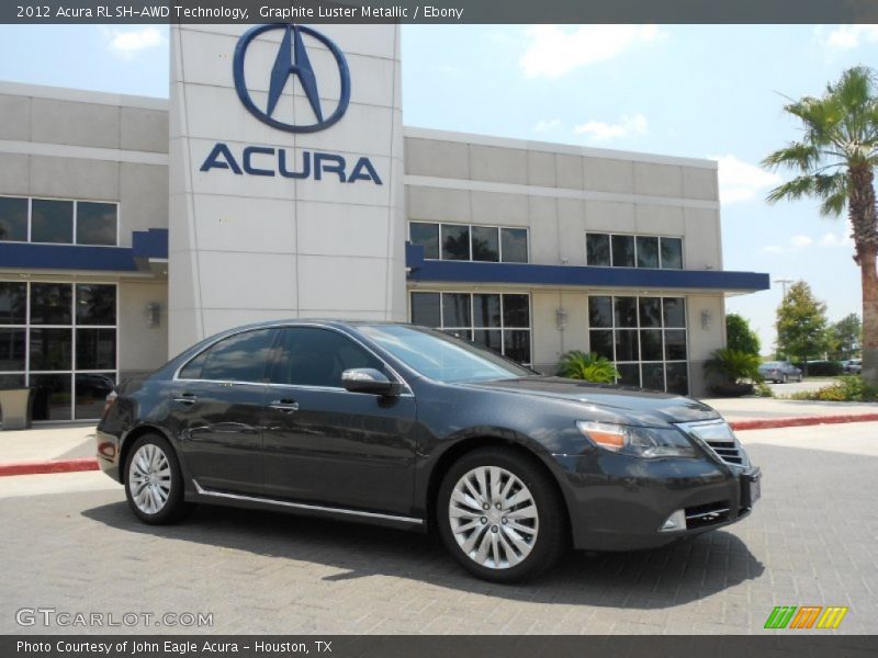 Graphite Luster Metallic / Ebony 2012 Acura RL SH-AWD Technology