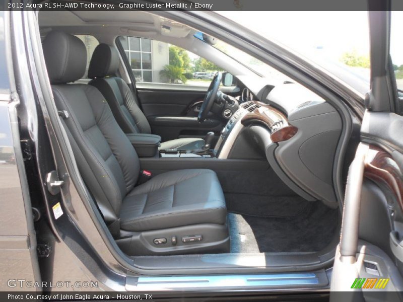 Front Seat of 2012 RL SH-AWD Technology