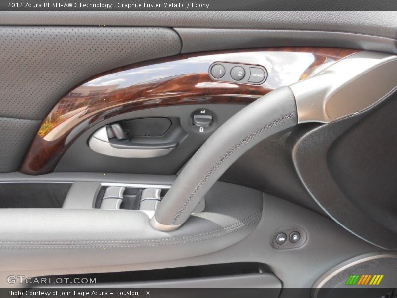 Controls of 2012 RL SH-AWD Technology