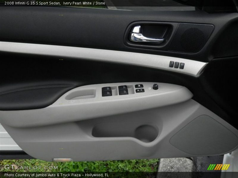 Ivory Pearl White / Stone 2008 Infiniti G 35 S Sport Sedan