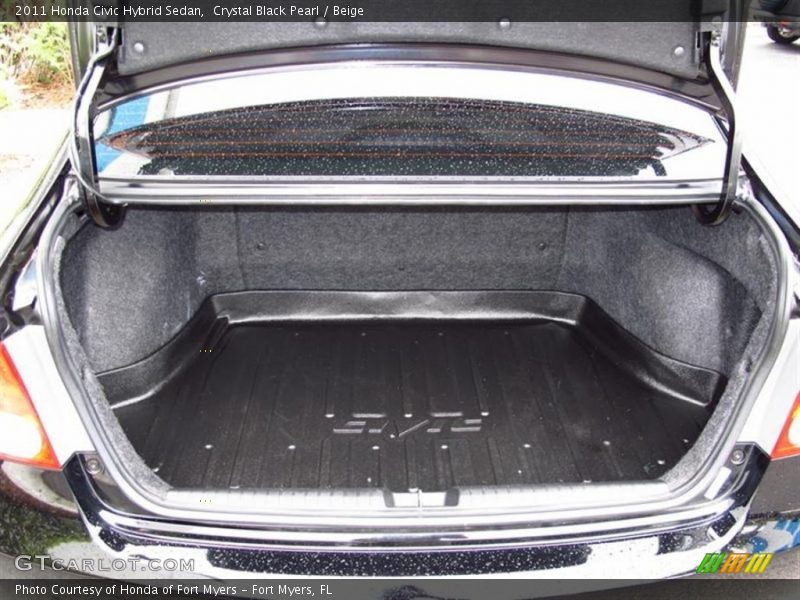  2011 Civic Hybrid Sedan Trunk