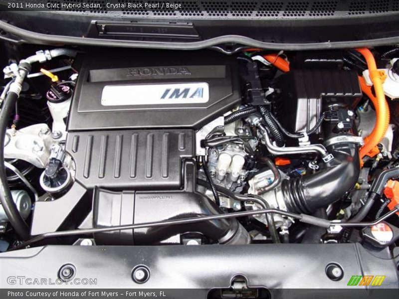  2011 Civic Hybrid Sedan Engine - 1.3 Liter SOHC 8-Valve i-VTEC 4 Cylinder IMA Gasoline/Electric Hybrid