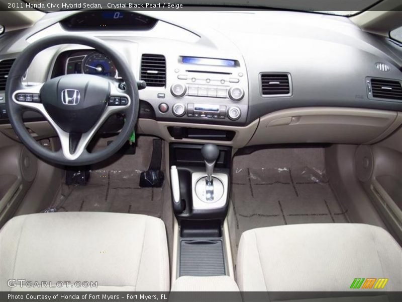 Dashboard of 2011 Civic Hybrid Sedan