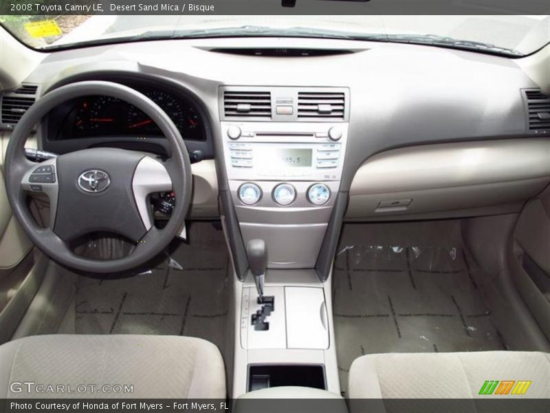 Dashboard of 2008 Camry LE