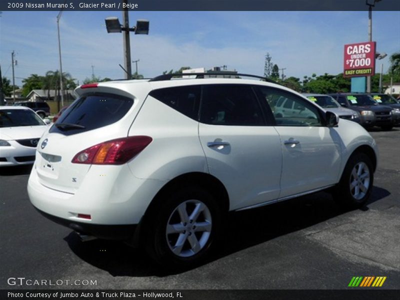 Glacier Pearl / Beige 2009 Nissan Murano S