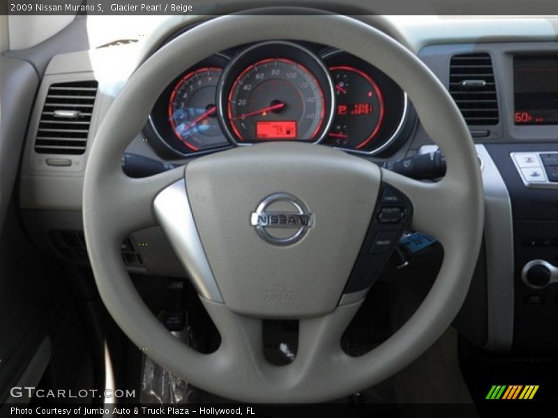 Glacier Pearl / Beige 2009 Nissan Murano S